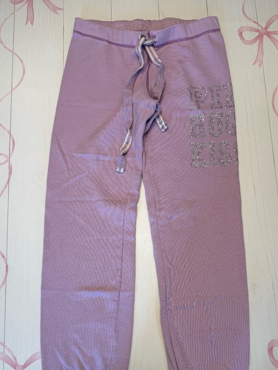 PINK Victoria's Secret Pants - Vintage 2009 Victoria's Secret Pink Lilac Petal Purple Campus Sweatpants Size XS